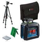Nível a Laser Auto-Nivelador 2 Linhas GLL 2-20G Verde com Tripé - BOSCH