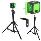 Nível A Laser Verde 2 Linhas Tripé 1,2 metro Suporte Magnético Bolsa
