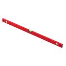 Nivel de aluminio com regua vermelho 3 bolhas 40pol 1pc mtx