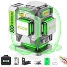 Nível de laser HueparPro ZK03DG-S 3 x 360 verde com bateria