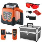 Nível de laser rotativo VEVOR 500m com controle remoto e bateria Nível de laser rotativo VEVOR 500m com controle remoto e bateria