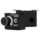 Nível do monitor: controle remoto, volume Taramps, preto Nível do monitor: controle remoto, volume Taramps, preto