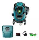 Nível Laser 05 Linhas Verde Recarregável Alcance 200 Metros
