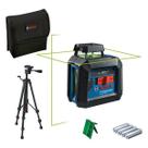 Nível Laser 2 Linhas Verde 10 Metros C/Tripé Bosch GLL2-20G
