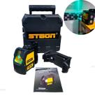 Nível Laser 4 Linhas Autonivelante Estabilizador Profissional 50 Metros Pisos Revestimentos Quadros Marca Stbon