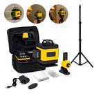 Nível Laser 4D 16 Linhas Verde Profissional Recarregável Com Tripé De 2,18M