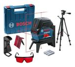 Nível Laser Bosch Gcl 2 15 + Maleta + Tripé Bt 150 + Óculos