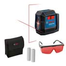 Nível Laser com 2 Linhas Gll12-22 Bosch Profissional + Óculos