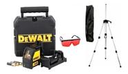 Nível Laser Dewalt + Tripé + Óculos + Maleta - Dw088k