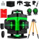 Nivel Laser Verde 16 Linhas Azulejista Kit Bateria Maleta Tripé Controle Premium com Nota Fiscal