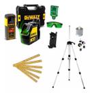 Nivel Verde Dewalt 30mt com Maleta Trena Tripé Metro Sueco DW0889CGXJ