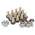 Nivelador de móveis CSFMC, base de 20 mm, fundo de PTFE, pacote com 16 unidades