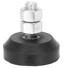 Nivelador Mini 1/4 X 2Cm Com Base De Borracha E Parafuso Zincado - Nivebor