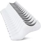 No Show Socks Wernies Women Invisible Loafer Flat White