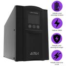NoBreak Senoidal Puro 1200VA 220V110V Online Dupla Conversão 700W Para PC Gamer