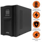 NoBreak Senoidal Puro 3000VA 220V Aitek ANBBE3000P 2100W, Dupla Conversão Online, Bivolt de Entrada