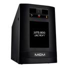 Nobreak UPS MCM 800VA ACTION 3.1, Entrada Trivolt (115/127/220V), Saída 6 Tomadas 115V c/ Entrada Bateria Estacionária