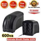 Nobreak Ups Mini 600va Bivolt/115v 4003 Ts Shara 6 Tomadas