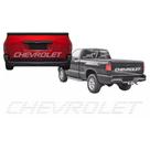 Nome Adesivo Faixa Traseira Chevrolet Pick-up Corsa S-10 Luxo Chevy Branco 8,7 x 122,0 cm