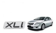 Nome Emblema Xli Corolla 09 10 11 12 13 Cromado/ Preto