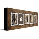 Nome Personalizado para Pesca - Arte Vintage em Bloco de Letras