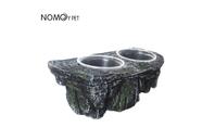 Nomoy Pet Ns-142 Comedouro Rocha Duplo 19x9x8,7cm Nomoy Pet Ns-142 Comedouro Rocha Duplo 19x9x8,7cm