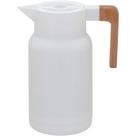 NORDEN GARRAFA TÉRMICA 25x13x13cm 1L PLÁSTICO BRANCO AMPOLA VIDRO