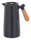 NORDEN GARRAFA TÉRMICA 25x13x13cm 1L PLÁSTICO PRETO AMPOLA VIDRO