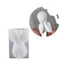 Nordic Diy Pensador Estátua Molde De Silicone 3d Abstrato Corpo Humano Resina Epóxi Artesanato