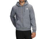 North Face Blusa de Moletom Com Capuz E Ziper Cinza Masc. -