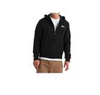 North Face Blusa de Moletom Preto Com Capuz E ZÍper Masculino -
