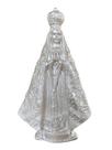 Nossa Senhora Aparecida 20cm NA COR BRANCO PEROLADO