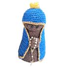 Nossa Senhora Aparecida Crochê 17x8,5cm