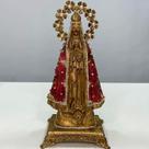 Nossa senhora aparecida manto rosas c/ pedras - 45cm Nossa senhora aparecida manto rosas c/ pedras - 45cm