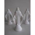 Nossa Senhora das Graças 20cm Gesso Cru para mesa casamentos, batizados
