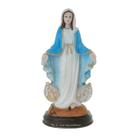 Nossa Senhora das Graças com Medalha Resina 22cm decoração