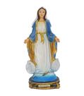 Nossa Senhora das Graças Medalha Milagrosa 20cm Resina