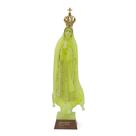 Nossa Senhora Fatima Portugal Brilha no Escuro Resina 25 cm