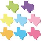Notas adesivas Gilprop em forma de Texas, 8 blocos, 240 folhas