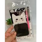 Notas Adesivas Preto com Caneta Gel Glitter - Bloco de notas - Gatinho