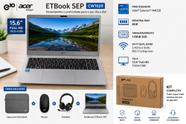 Notebook Acer Gadget ETBook SEP CWI629 15,6” Full HD Intel Celeron N4020 8GB 128GB SSD + Kit