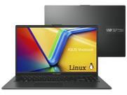 Notebook ASUS Vivobook Go 15 E1504FA AMD Ryzen 5 7520U 16GB Ram 512GB SSD Linux KeepOS Tela 15,6" FHD Black - NJ1288