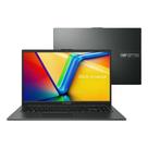 Notebook ASUS VivoBook Go 15 E1504FA, AMD Ryzen 5 7520U, 8GB RAM, 512GB SSD, Tela 15.6" FHD, KeepOS, Preto - E1504FA-NJ732