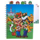 Notebook com designs inovadores Super Mario Bros Tab Journal