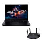 Notebook Gamer Acer Nitro V15 I5-13420H 8GB 512GB SSD RTX 3050 6GB Linux 15.6" + Roteador Gamer Acer Predator Connect W6X Wi-Fi 6 Dual Band AX6000 Notebook Gamer Acer Nitro V15 I5-13420H 8GB 512GB SSD RTX 3050 6GB Linux 15.6" + Roteador Gamer Acer Predator Connect W6X Wi-Fi 6 Dual Band AX6000