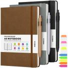 Notebook Journal OMEYA A5 - 160 Páginas (Pacote com 3) - Pautado