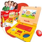 Notebook Laptop De Brinquedo Infantil Musical Com Luz E Som Luz Tela Carrossel Educativo Kizumba