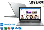 Notebook Lenovo Pro Nvme UltraVeloz, 15.6Pol, Windows11 + Pacote Office