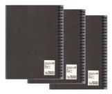 Notebook MUJI Double Ring, tamanho A5, 80 folhas, pacote com 3