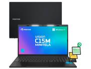 Notebook Positivo Vision C15M Intel Celeron N4500 Windows 11 Home 4GB RAM 128GB eMMC Tela 15" Full HD IPS Antirreflexo Minitela e Tecla Copilot Cinza Notebook Positivo Vision C15M Intel Celeron N4500 Windows 11 Home 4GB RAM 128GB eMMC Tela 15" Full HD IPS Antirreflexo Minitela e Tecla Copilot Cinza